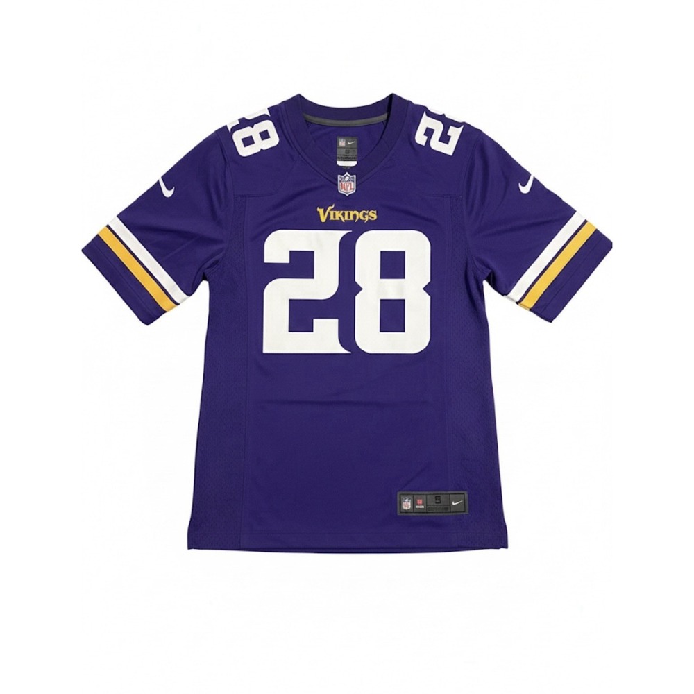 Nike NFL Jersey 602512-547 Sz S(Fits Large)Minnesota Vikings Adrian Peterson#28